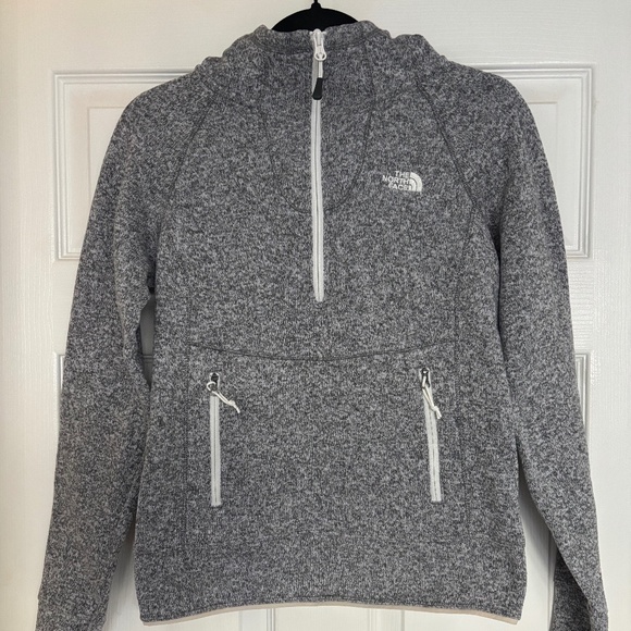 The North Face Fleece Quarter Zip Hoodie Size XS - Picture 1 of 5